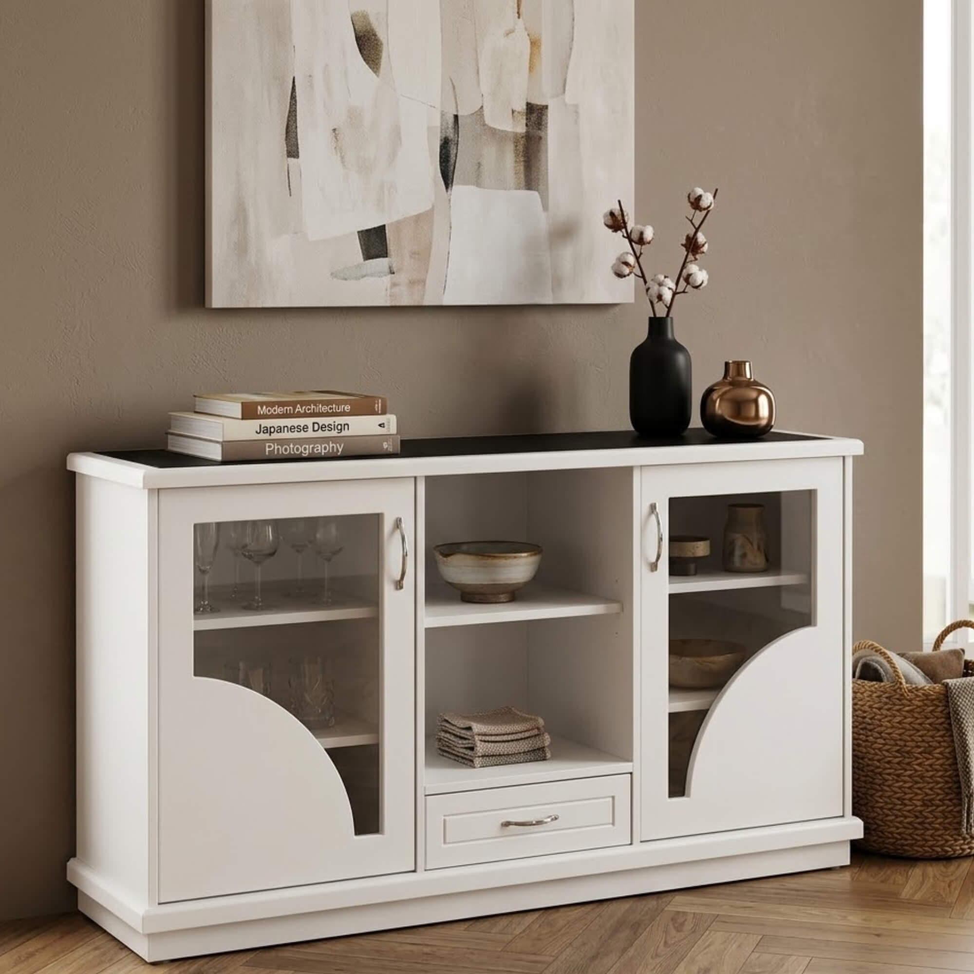 Cave Multiunit- Sleek Storage with Contemporary Display Appeal