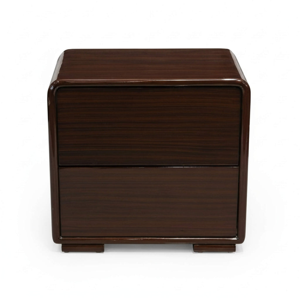 Milano Night Stand – Sleek Wooden Finish with Contemporary Design