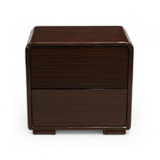 Milano Night Stand – Sleek Wooden Finish with Contemporary Design