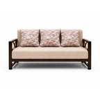 Aspire 3 Seater Sofa – Elegant Teak Wood Comfort for Modern Living