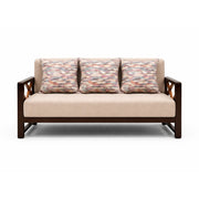 Aspire 3 Seater Sofa – Elegant Teak Wood Comfort for Modern Living