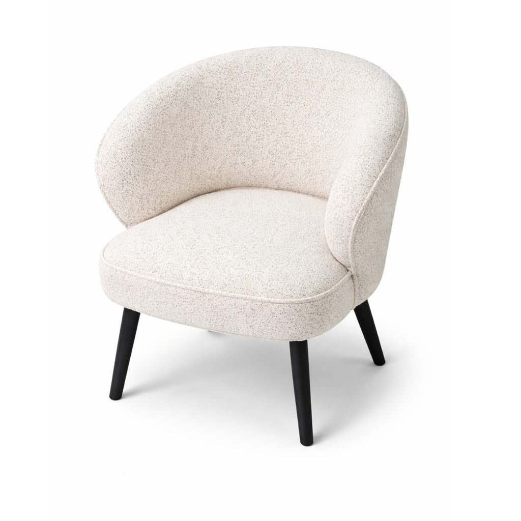 Leisure Chair TY052 - Upholstered Fabric Accent Chair with SS Base