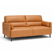 Salone 2-Seater Leather Sofa - Luxury Mustard Leather Sofa for Stylish Living Rooms