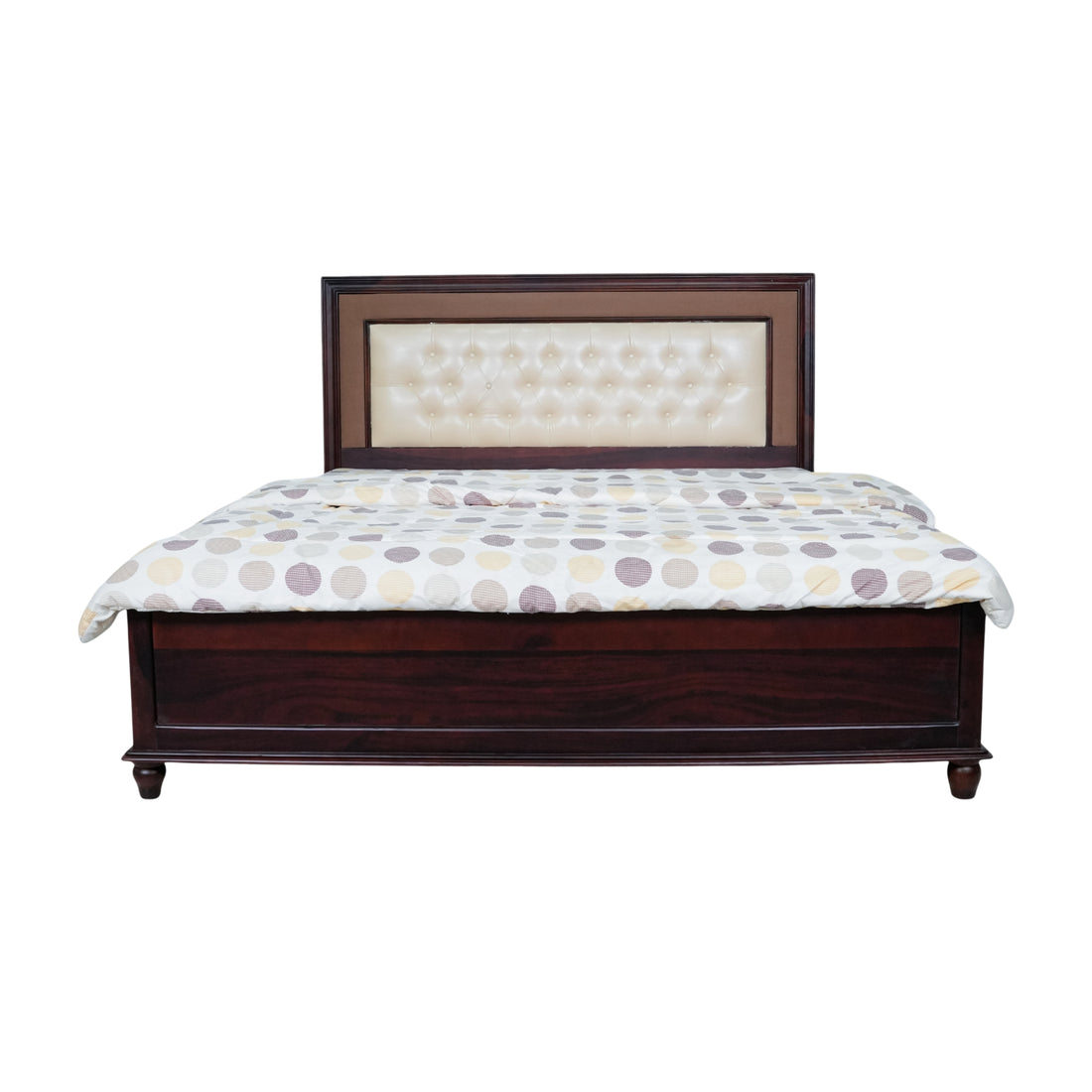 Georgia King Bed with Hydraulic Storage - Refined Solid Wood Comfort with Smart