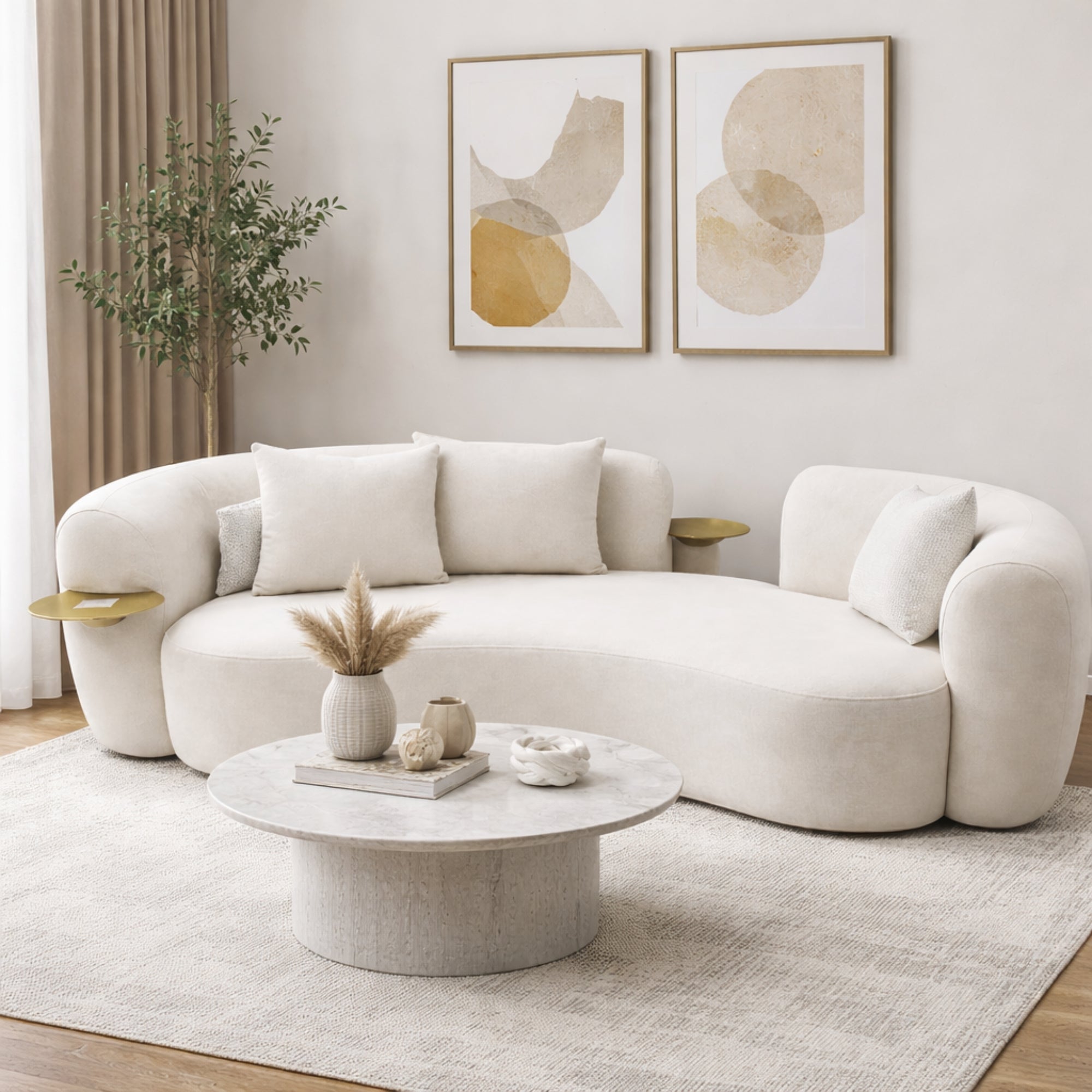 Rossette 3 Seater Sofa – Refined Style for Modern Living Rooms