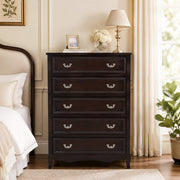 Calisto Chest of 5 Drawers- Timeless Storage with Refined Craftsmanship