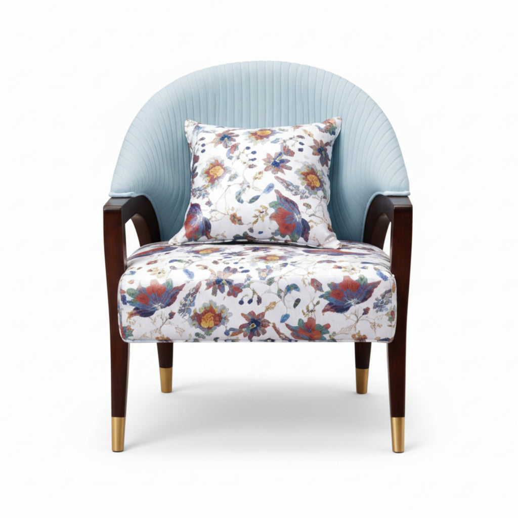 Camel Lobby Chair - Upholstered Reception & Lounge Chair