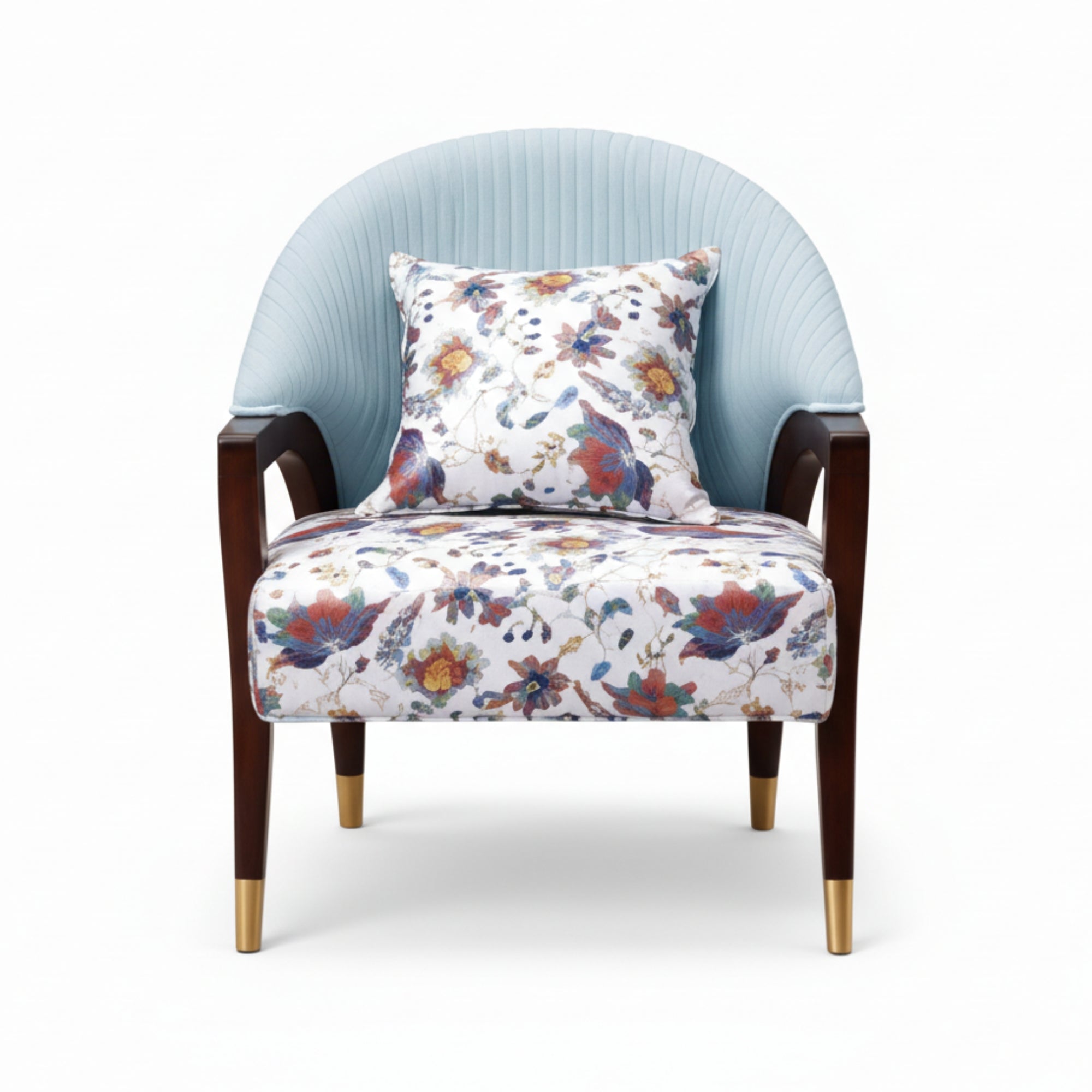 Camel Lobby Chair - Upholstered Reception & Lounge Chair