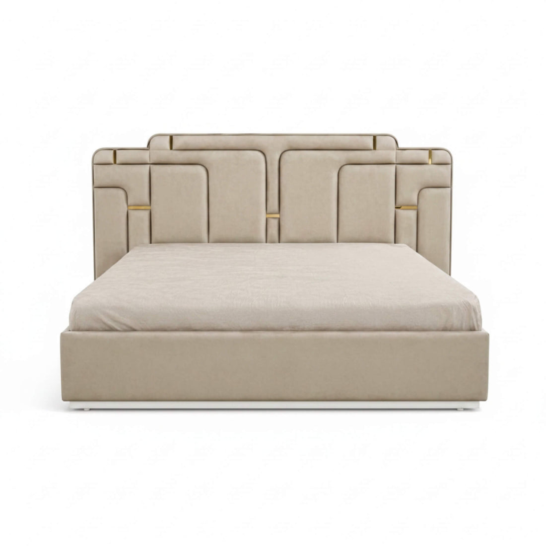Fortune Upholstered King Bed with Storage – Plush Comfort Meets Smart Living