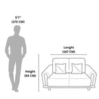 Velora 2 Seater Sofa – Elegant Seating for Compact Living