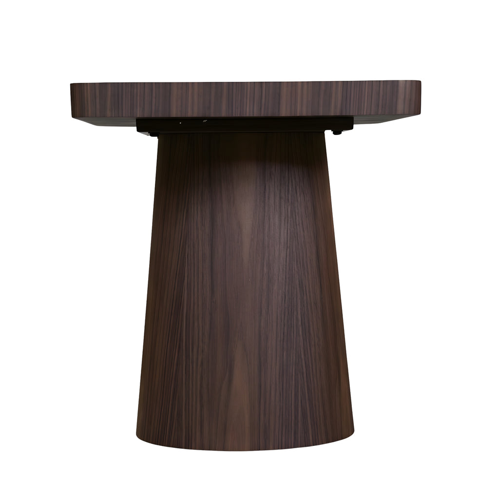 N464B End Table  Walnut Solid Wood Side Table for Modern Living