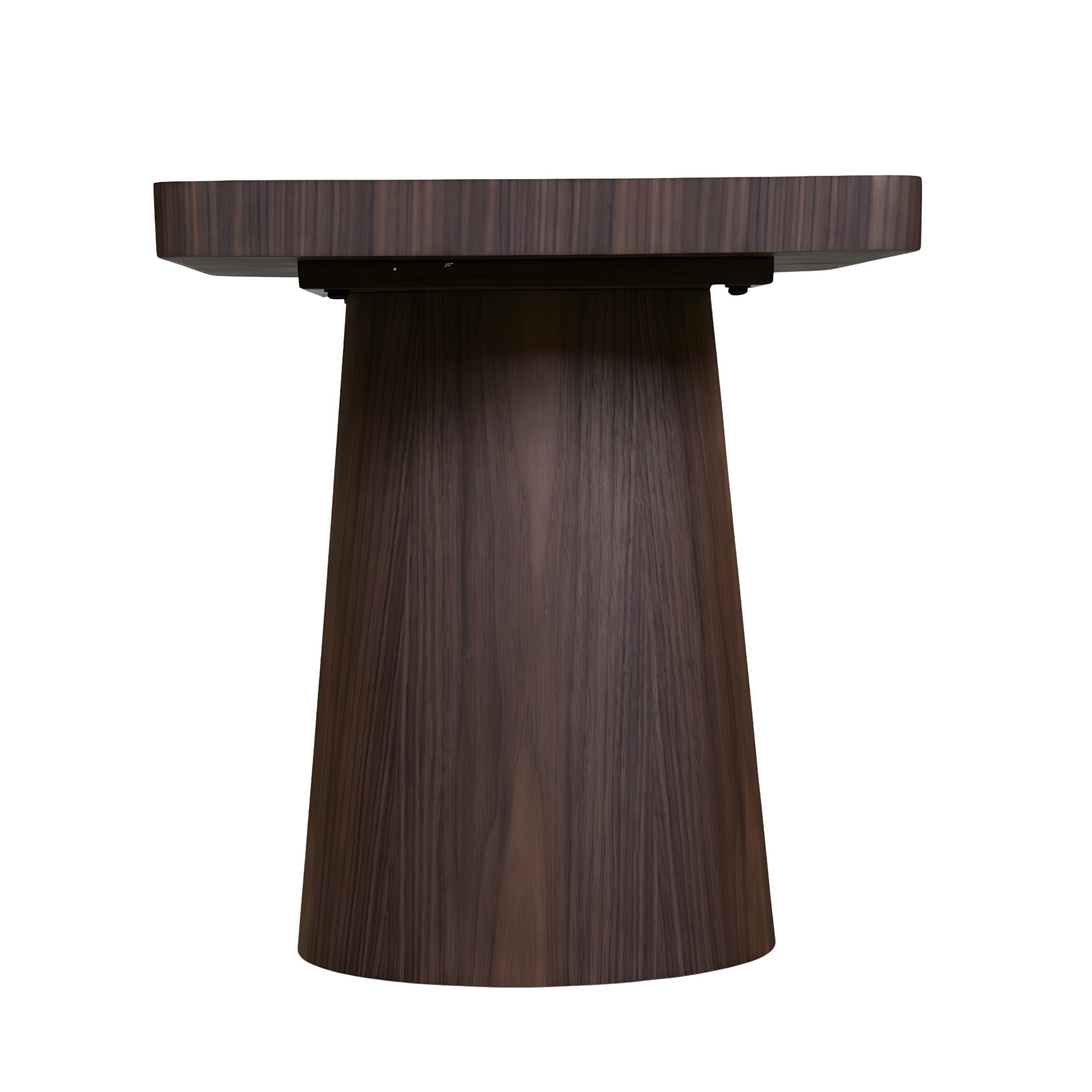 N464B End Table  Walnut Solid Wood Side Table for Modern Living