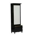 Pacific Dressing Table highlights depth, profile and stance on its tapered legs.