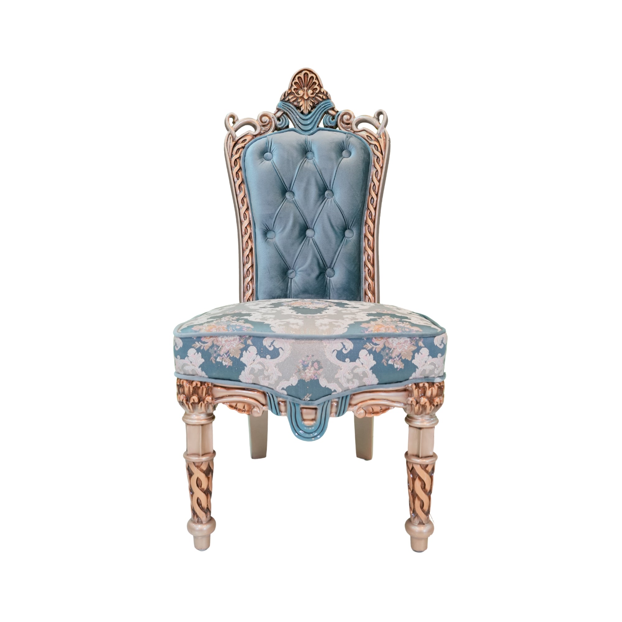 Sapphire 6-Seater Marble Dining Set – A Statement of Royal Elegance