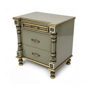 Royal Carvin Night Stand – Elegant Simplicity with Luxe Accents