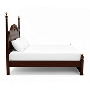 Tower King Bed with Storage- Royal Bedroom Elegance