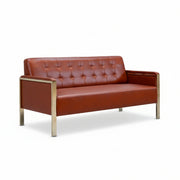 Eezy 2 Seater Leatherette Office Sofa for Reception & Lounge