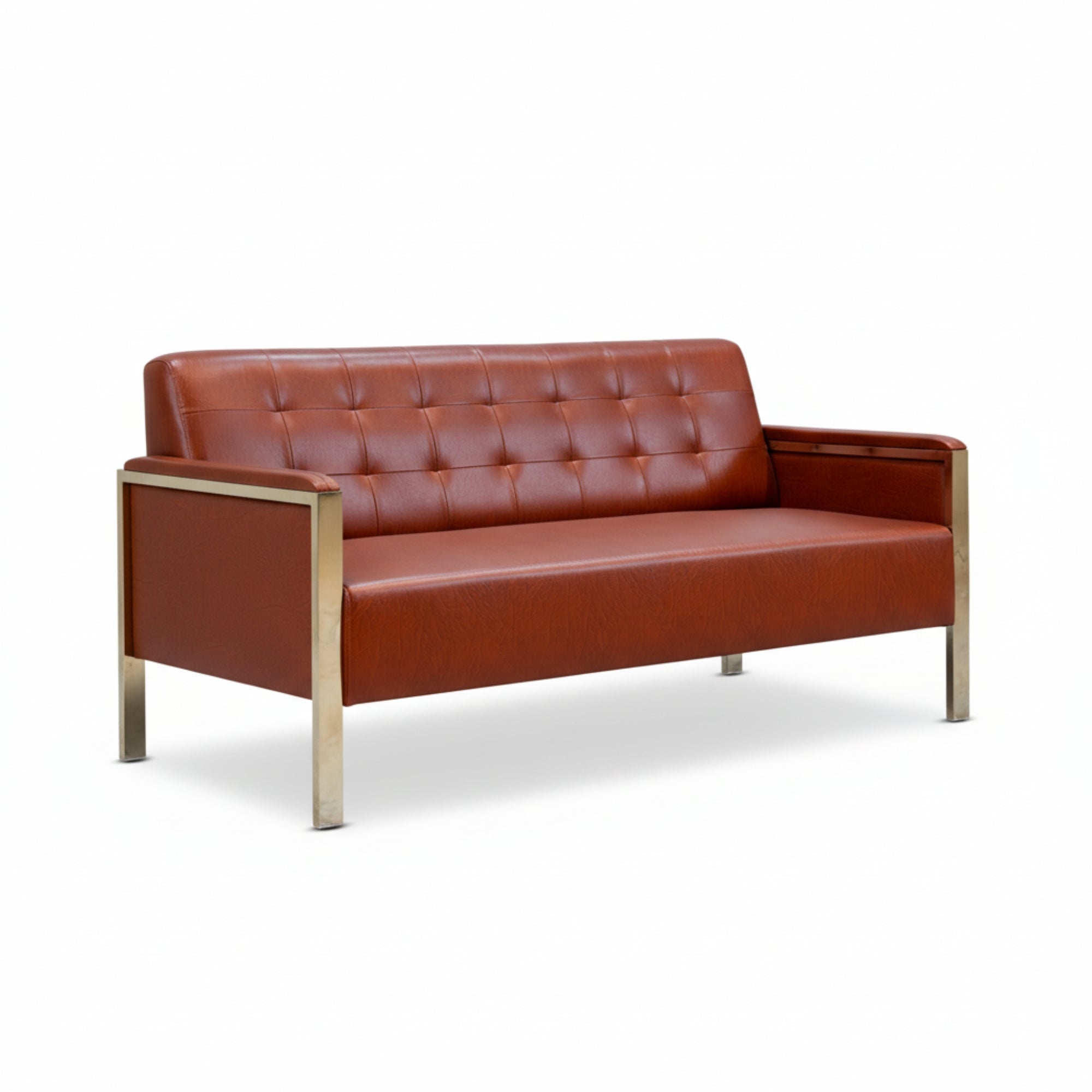 Eezy 2 Seater Leatherette Office Sofa for Reception & Lounge