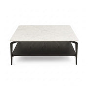 292E Coffee Table – Contemporary Contrast with Sleek Structural Elegance