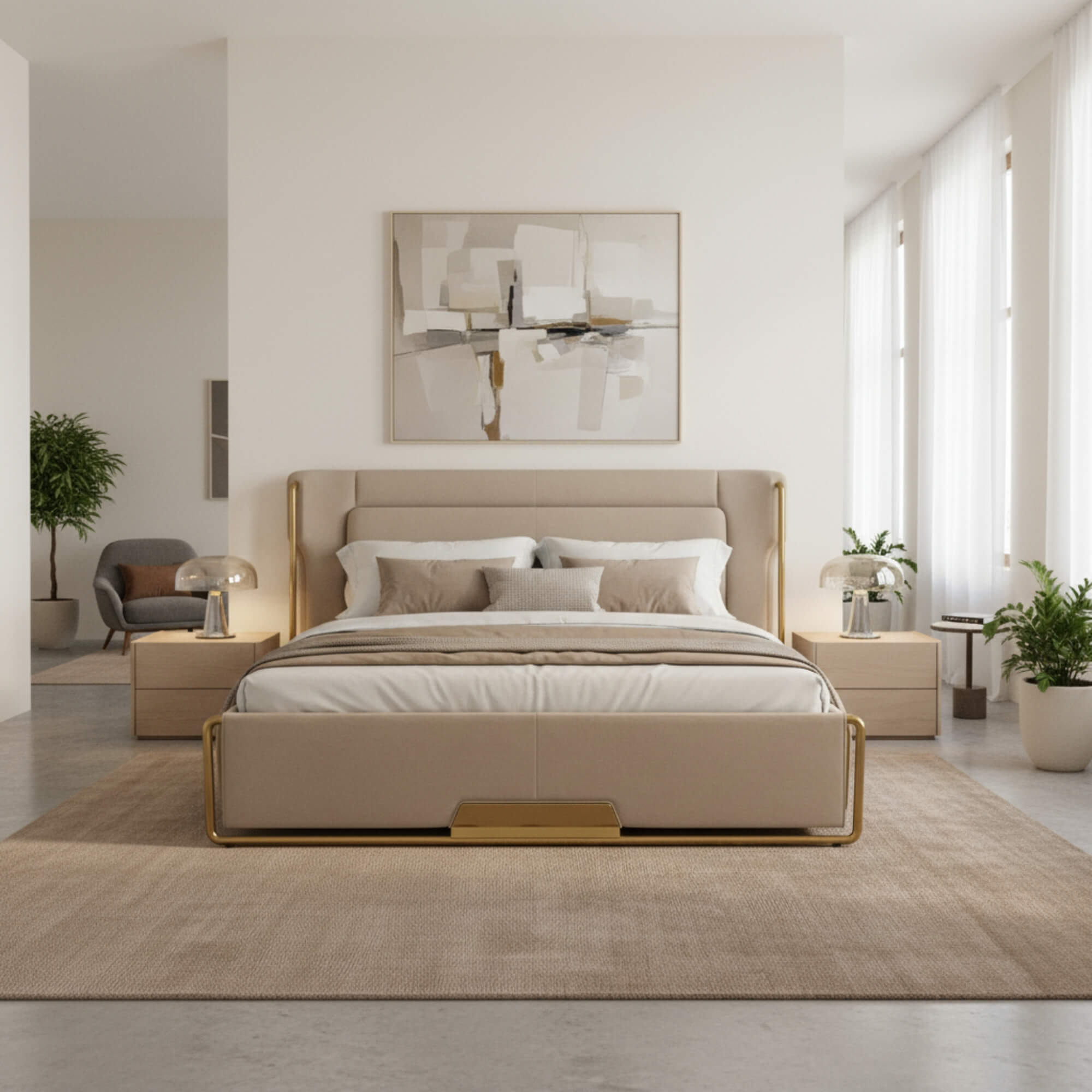 Chapline King Bed with Storage – Plush Luxury with Smart Design