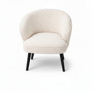 Leisure Chair TY052 - Upholstered Fabric Accent Chair with SS Base