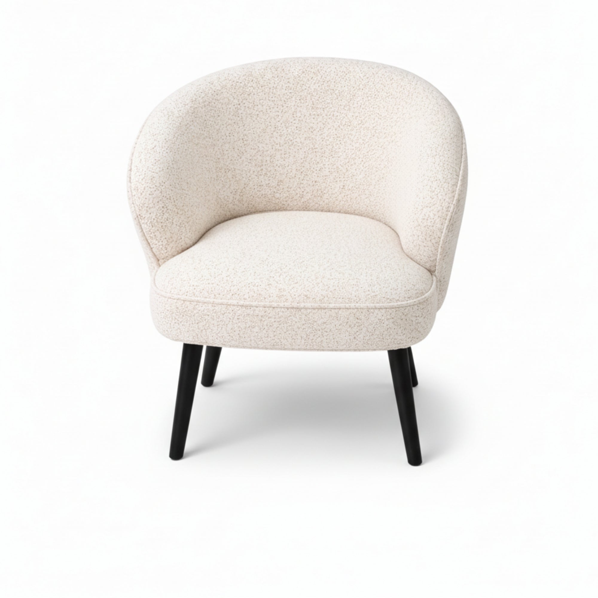 Leisure Chair TY052 - Upholstered Fabric Accent Chair with SS Base