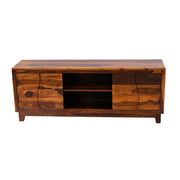 Lehar TV Unit  Handcrafted Elegance in Solid Sheesham Wood