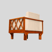 Cross 1-Seater Sofa  A Timeless Blend of Comfort and Elegance