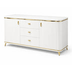 Glorious Multiunit  Modern Glossy White Storage Unit for Home