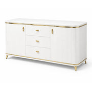 Glorious Multiunit  Modern Glossy White Storage Unit for Home