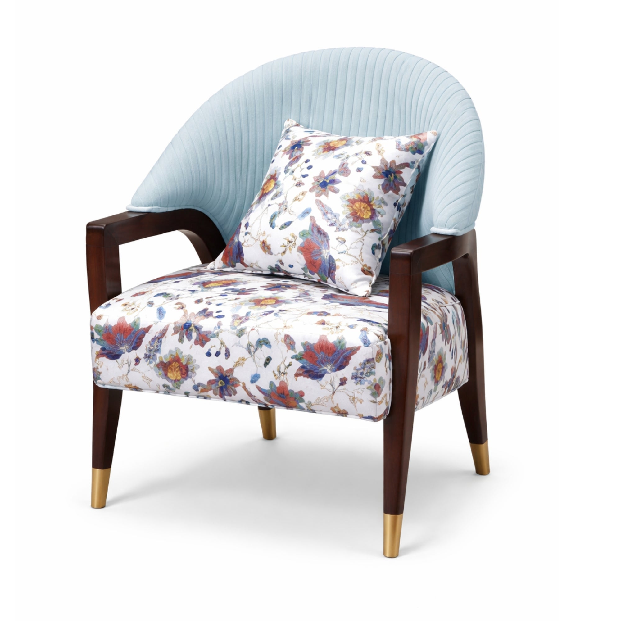 Camel Lobby Chair - Upholstered Reception & Lounge Chair