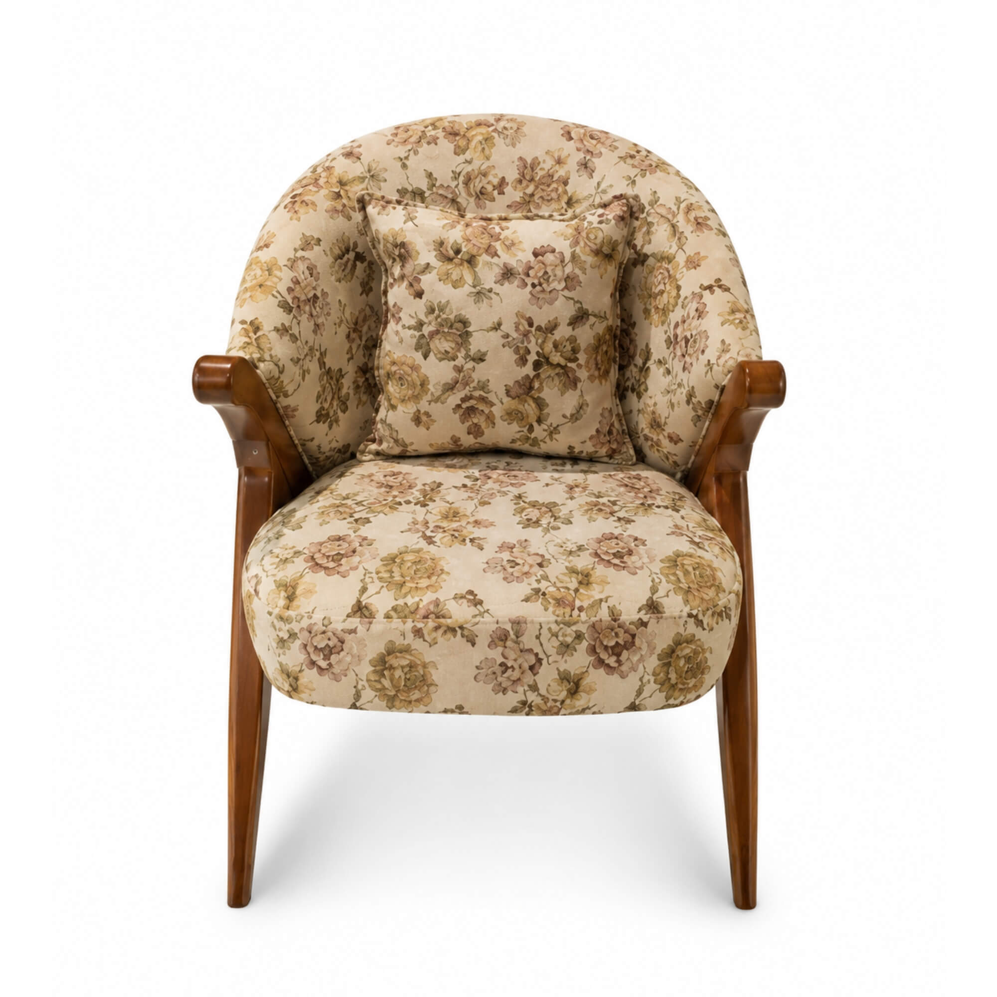 Aspen Lobby Chair – Classic Floral Elegance with Timeless Comfort