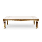 Sapphire 8+1 Seater Marble Dining Table – Classic Grandeur with Ornate Detailing