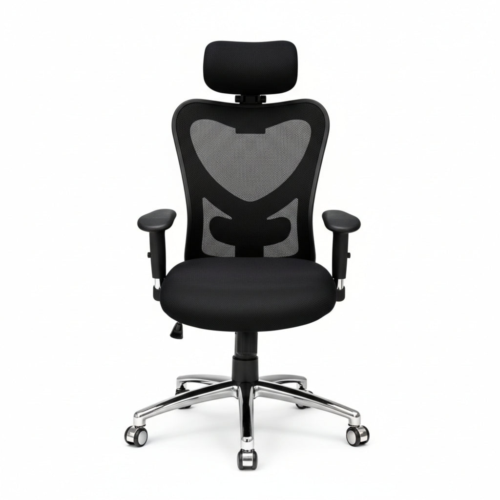 Eezy Office Chair 454A - Adjustable Ergonomic Office Chair with SS Base