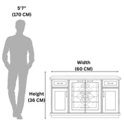Mendoza Bar Unit- Elegant Hosting with Smart Storage