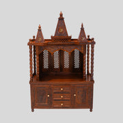 Trilok Handcrafted Wooden Temple  Create a Divine Space at Home