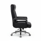 Eezy Office Chair 758 – Modern Leatherette Office Chair with SS Base
