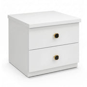Zebra Night Stand- Bold Style Meets Functional Elegance