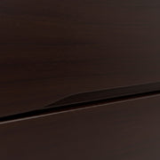 Dark brown abstract background with wavy line