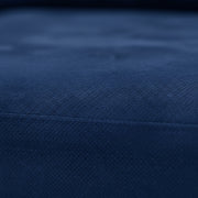 Close-up of blue fabric texture
