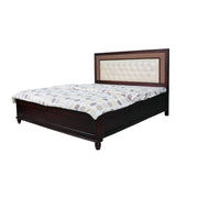 Georgia King Bed with Hydraulic Storage - Refined Solid Wood Comfort with Smart