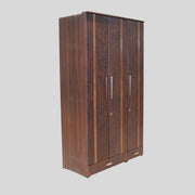 Membrane 3 Door Wardrobe  Elegant Walnut Storage for Modern Living