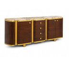 Gulmarg Multiunit with Marble Top – Sculpted Storage with Luxe Finishing