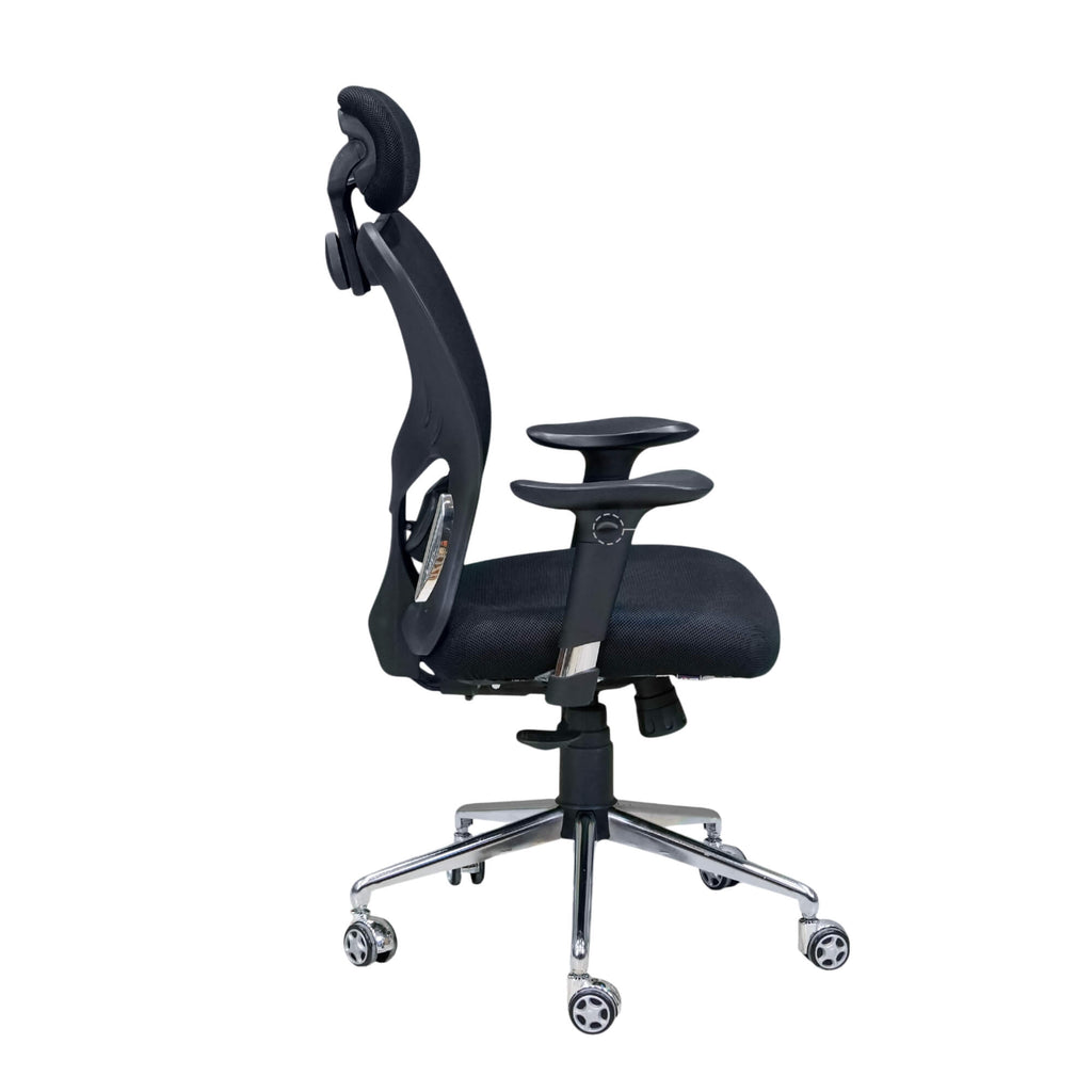 Eezy Office Chair 459A - Ergonomic Mesh Office Chair with SS Base