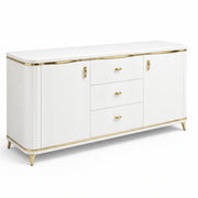 Glorious Multiunit  Modern Glossy White Storage Unit for Home