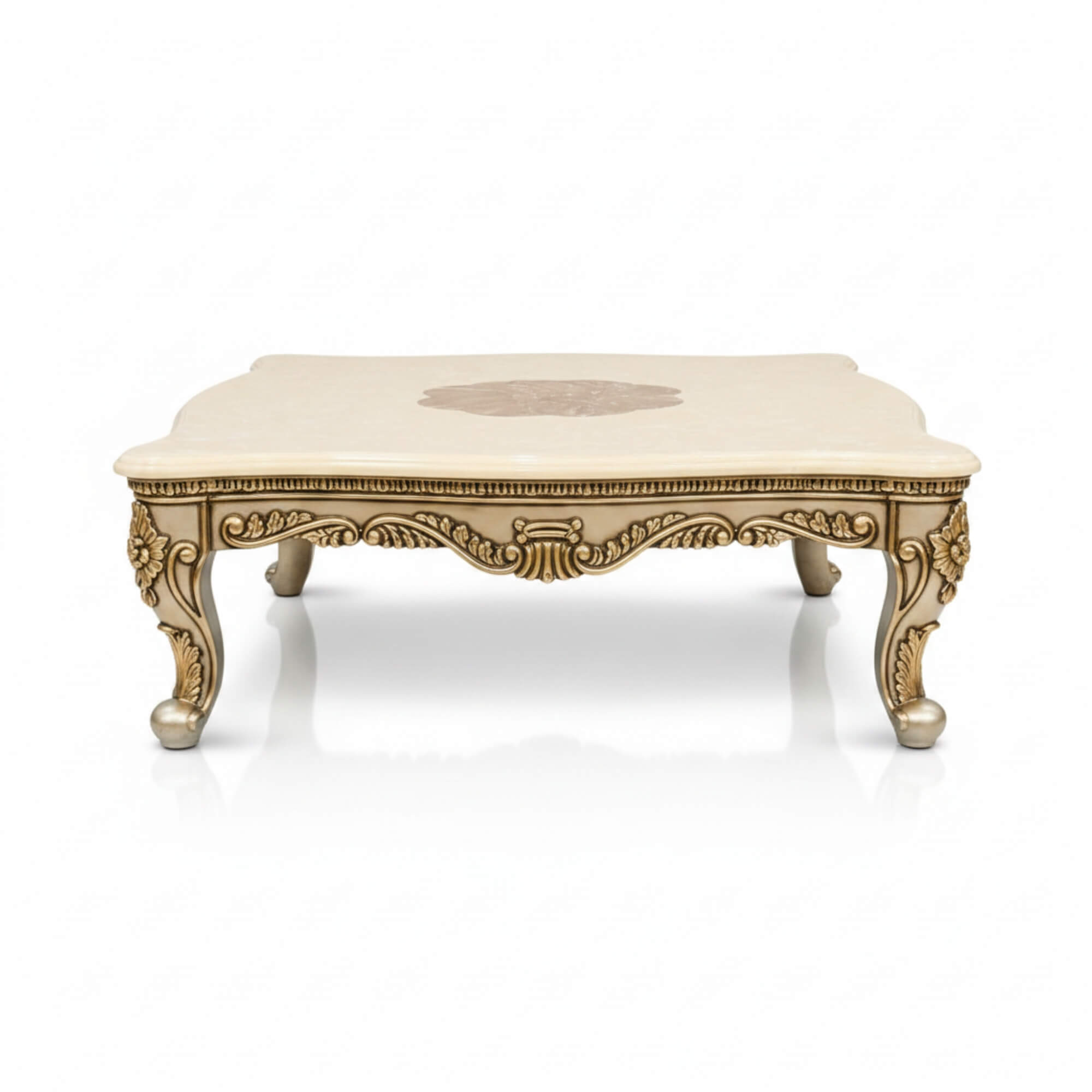 French Marble Centre Table–Timeless Grandeur
