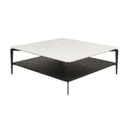 292E Coffee Table – Contemporary Contrast with Sleek Structural Elegance