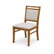 U1 6-Seater Marble Dining Table Set  Solid Wood Dining Table with Fabric Chairs