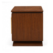 Utsav Night Stand – Warm Wood Elegance with Modern Accents