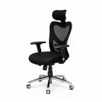 Eezy Office Chair 454A - Adjustable Ergonomic Office Chair with SS Base